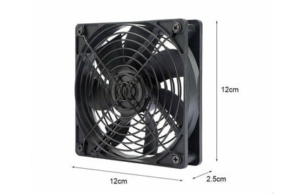 USB Cooling Fan with Speed Controller for Computer Case PC CPU Case DC 5V Office Use V1263-JX-6308