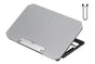Laptop Cooling Pad Adjustable Height Cooling Stand with Adjustable Height 2 USB Ports Dual Turbine Fans - V1263-JX-6310