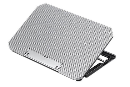 Laptop Cooling Pad Adjustable Height Cooling Stand with Adjustable Height 2 USB Ports Dual Turbine Fans - V1263-JX-6310
