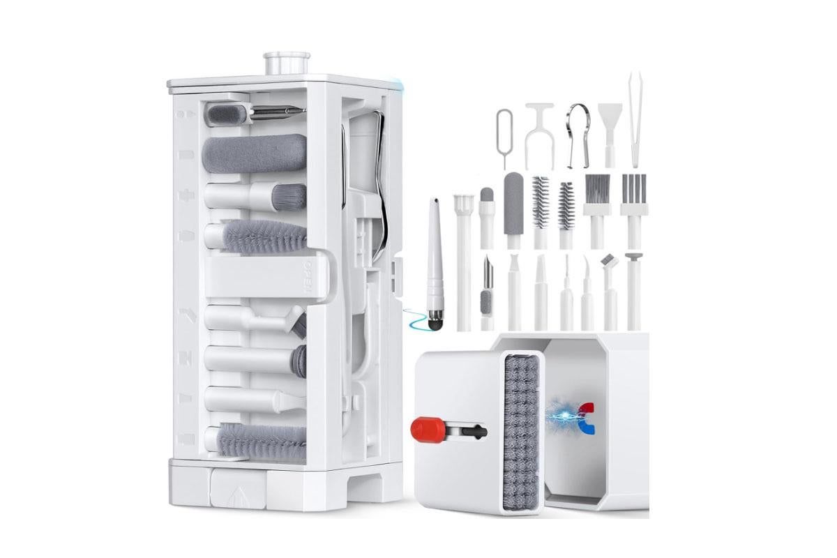 32-in-1 Multi-Functional Cleaning Kit for Electronics inlcuding Headphones Keyboard Cleaning Kit Earbud V1263-JX-6311