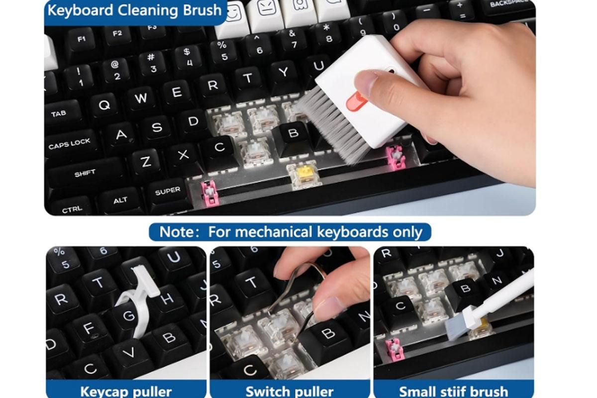 32-in-1 Multi-Functional Cleaning Kit for Electronics inlcuding Headphones Keyboard Cleaning Kit Earbud V1263-JX-6311