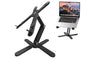 360 Degree Rotating Aluminum Laptop Stand Adjustable Desktop Holder for Notebook - Black V1263-JX-6315
