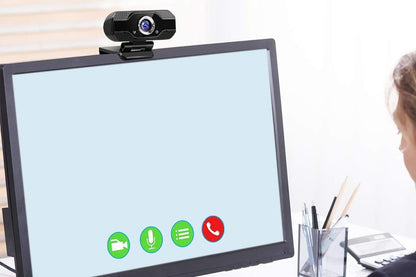 1080P Full HD USB Webcam with Microphone for PC Desktop and Laptop V1263-JX-6318