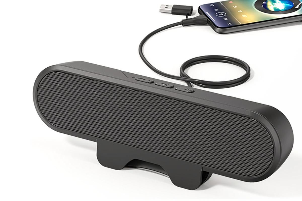 USB Clip On Speaker 10W High Power Portable Soundbar V1263-JX-6321