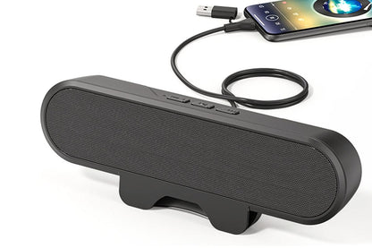 USB Clip On Speaker 10W High Power Portable Soundbar V1263-JX-6321