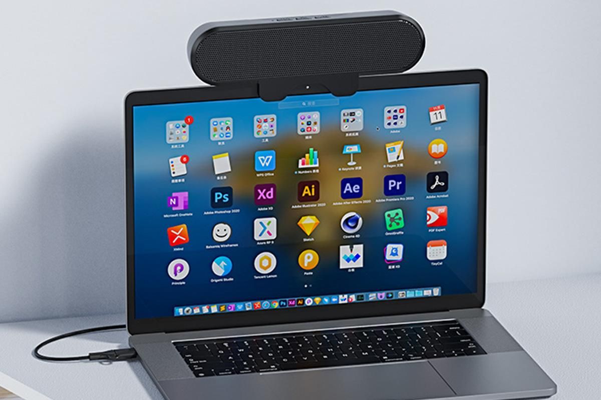 USB Clip On Speaker 10W High Power Portable Soundbar V1263-JX-6321