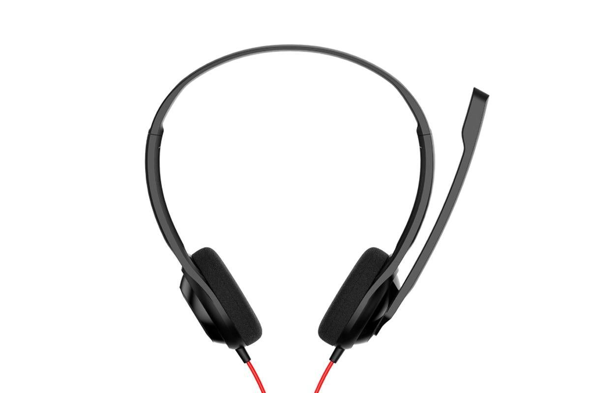 Dual-Edge USB-C Wired Headset with Clear Mic Lightweight Office Headset for PC/Mac V1263-JX-6322