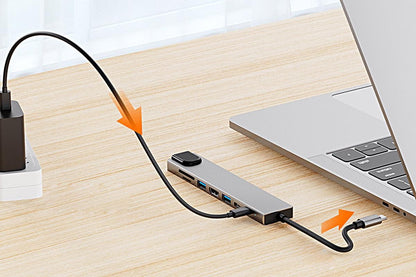6/7/8/11-in-1 Multi-Interface Docking Station -8-In1 Port V1263-JX-6323-2