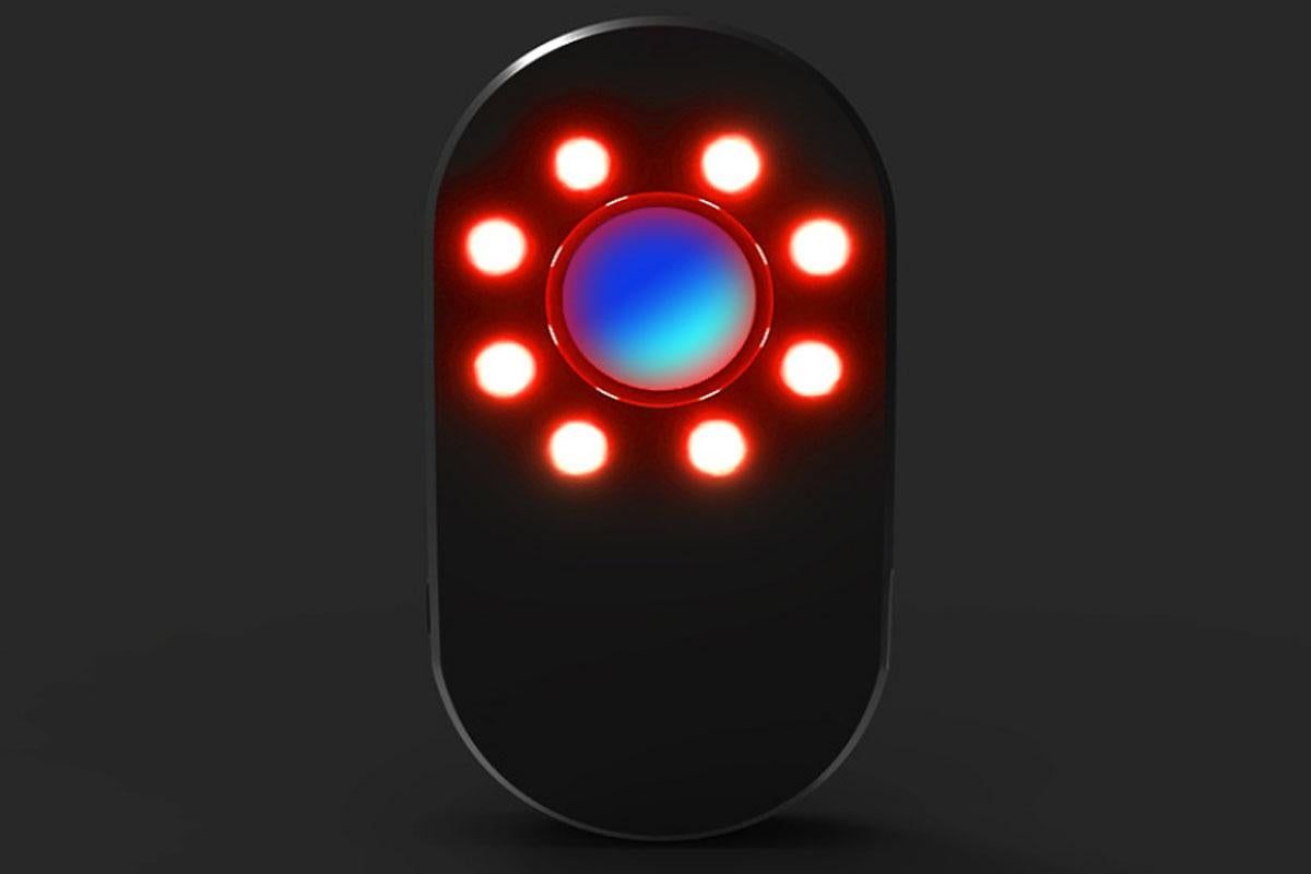 Anti-Spy Camera Detector Portable Pinhole Lens Detect Gadget Anti-Peeping Security Protection Bug Detector V1263-JX-6327