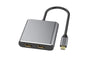 USB C to Dual HDMI Adapter 4K@30Hz Splitter for 2 Monitors Laptop V1263-JX-6329