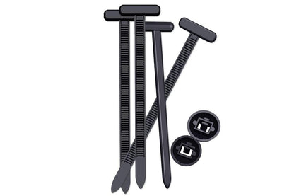 200Pcs Nylon Universal Cable Tie Buckle Zip Tie for Car Repair Wire Bundling V1263-JX-6331
