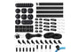 173Pcs Cable Management Organizer Kit Cable Sleeve Split with Self Adhesive Cable Clips Holder V1263-JX-6339
