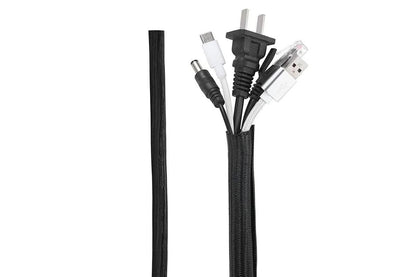 173Pcs Cable Management Organizer Kit Cable Sleeve Split with Self Adhesive Cable Clips Holder V1263-JX-6339
