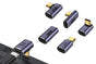 5 Pcs USB4.0 40Gbps Type C Male/Female to USB C Female Adapter Extender USB C Coupler 40Gbps Data Transfer V1263-JX-6340