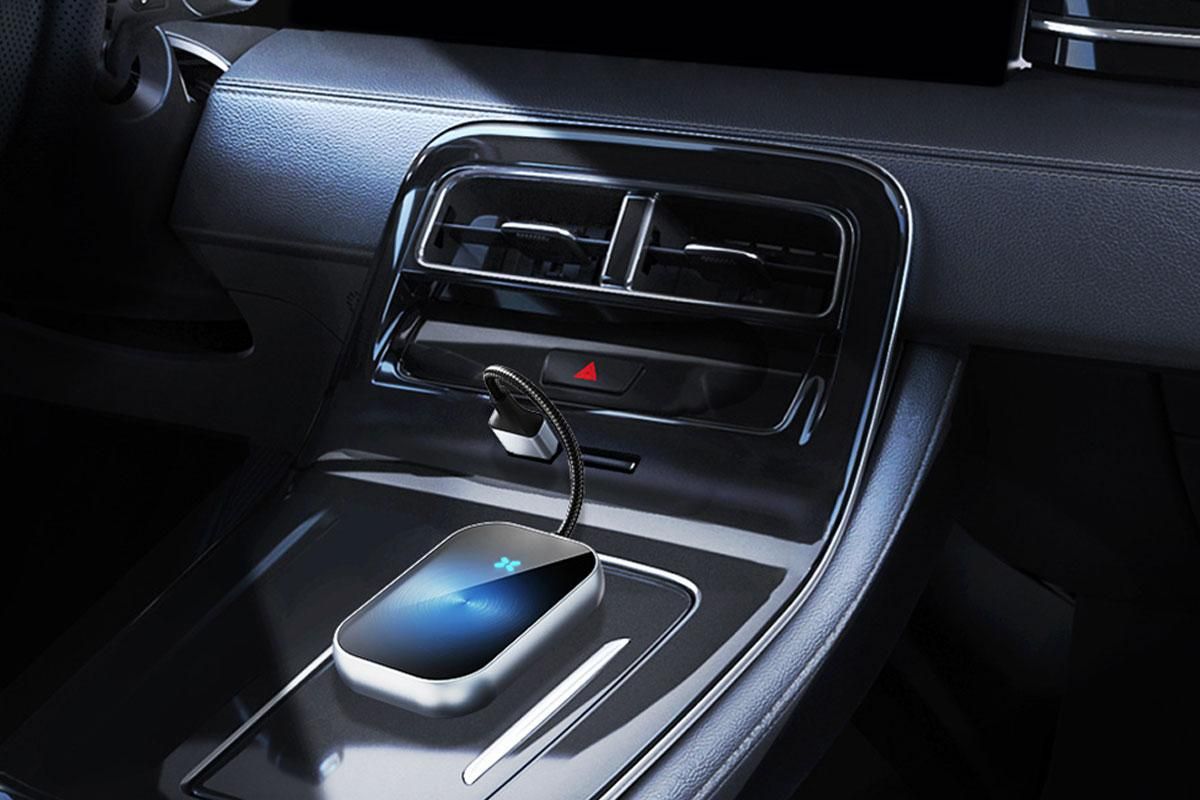 2 in-1 Wireless Adapter Bluetooth Car Play Dongle Wireless CarPlay and Android Auto Adapter for iPhone V1263-JX-6345