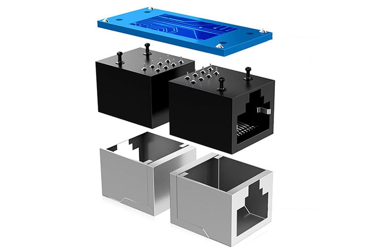 5-Pack RJ45 Ethernet Cable Coupler Inline Adapter Network Extender Connector V1263-JX-6348