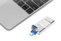 128GB Flash Drive 3 in 1 USB 3.0 Type C External Storage Device for iPhone iPad Android Phone and Computer - V1263-JX-6356