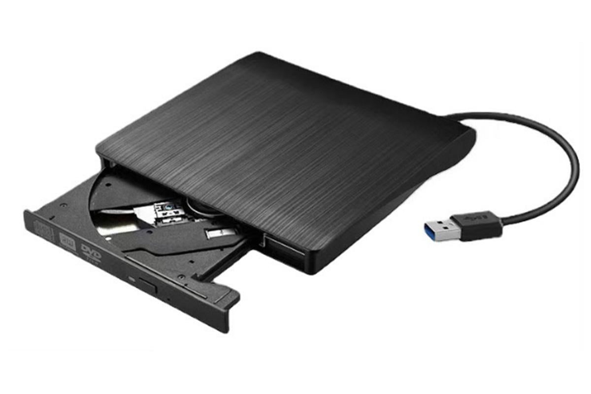 USB 3.0 Portable CD DVD Player Burner Reader Writer External CD/DVD Drive for Laptop PC V1263-JX-6357