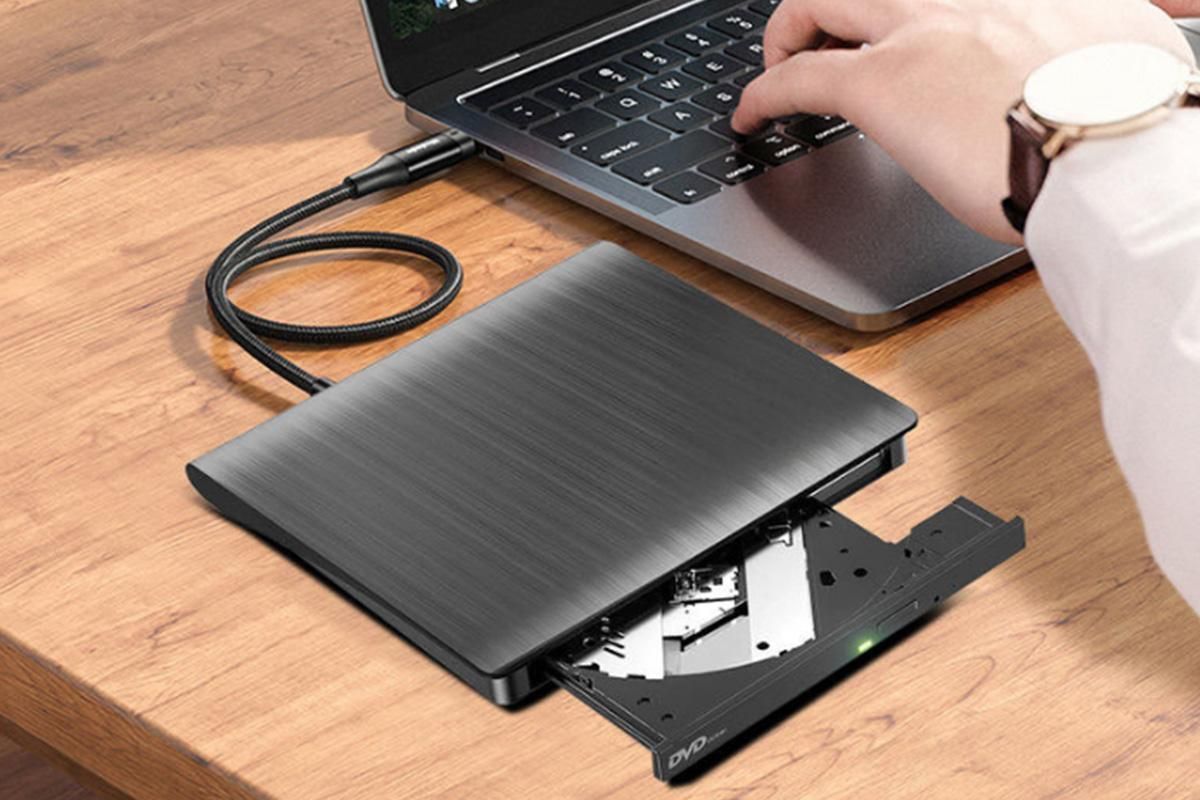 USB 3.0 Portable CD DVD Player Burner Reader Writer External CD/DVD Drive for Laptop PC V1263-JX-6357