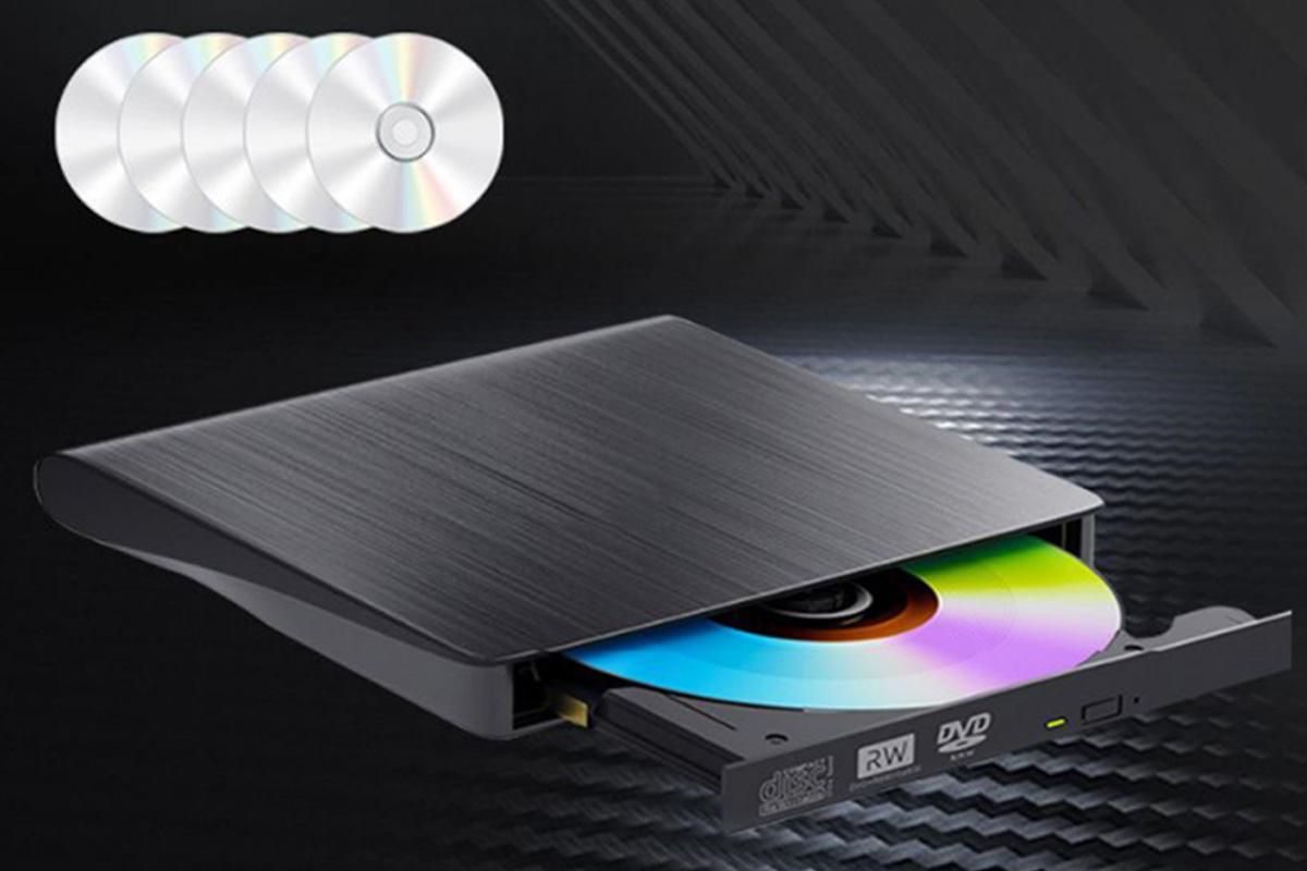 USB 3.0 Portable CD DVD Player Burner Reader Writer External CD/DVD Drive for Laptop PC V1263-JX-6357