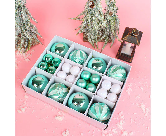 Xmas Balls Round Shape-Green V1263-JX-636