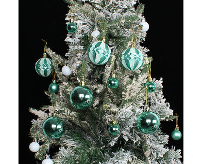 Xmas Balls Round Shape-Green V1263-JX-636