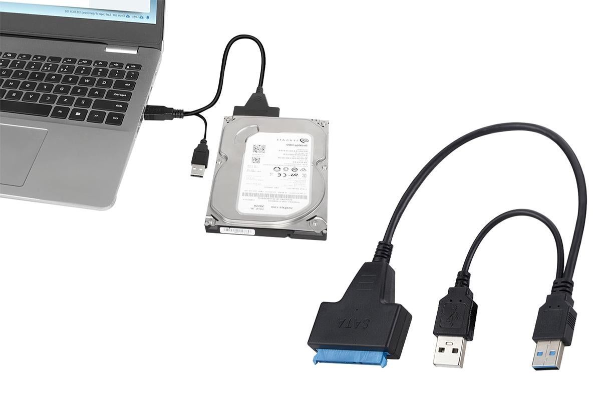 USB 3.0 to SATA Adapter Hard Drive Converter Cable SATA to USB 3.0 Adapter Cable External Hard Drive V1263-JX-6364