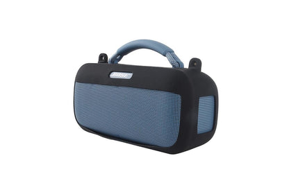 Silicone Protective Case with Shoulder Strap Compatible with Bose SoundLink Max Speaker - Black V1263-JX-6366-1