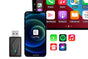 Wireless Adapter Auto Connect USB Dongle Compatible with Wired Carplay Android 2 in 1 Carplay Android Auto V1263-JX-6370