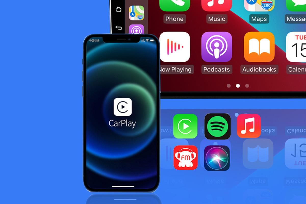 Wireless Adapter Auto Connect USB Dongle Compatible with Wired Carplay Android 2 in 1 Carplay Android Auto V1263-JX-6370