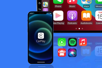 Wireless Adapter Auto Connect USB Dongle Compatible with Wired Carplay Android 2 in 1 Carplay Android Auto V1263-JX-6370
