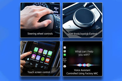 Wireless Adapter Auto Connect USB Dongle Compatible with Wired Carplay Android 2 in 1 Carplay Android Auto V1263-JX-6370