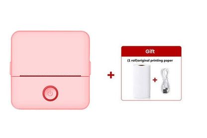 Thermal Mini Printer Mini Pocket Wireless Thermal Printer Bluetooth Photo Inkless Sticker Printer Compatible V1263-JX-6374-2