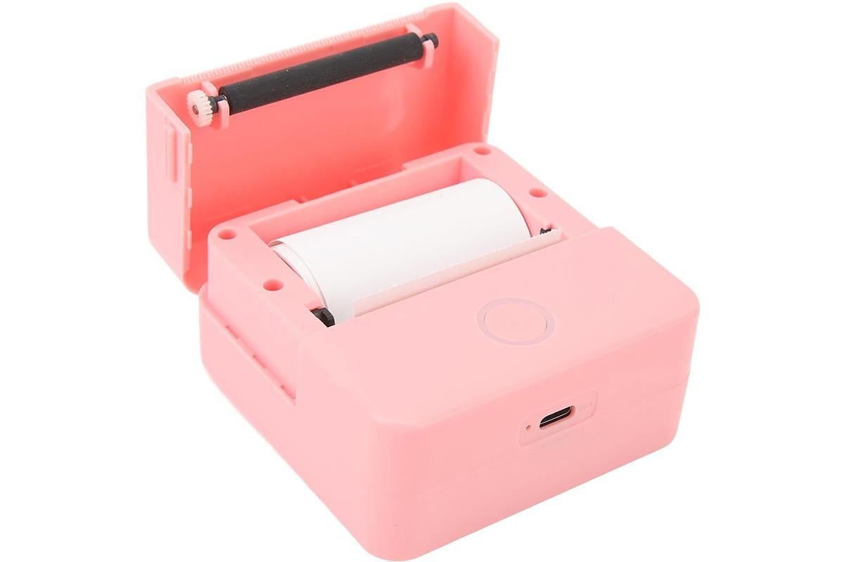 Thermal Mini Printer Mini Pocket Wireless Thermal Printer Bluetooth Photo Inkless Sticker Printer Compatible V1263-JX-6374-2