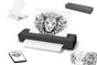 Portable Printer Wireless Bluetooth A4 Thermal Mobile Printer with 100Pcs Thermal Paper Inkless Printer V1263-JX-6375