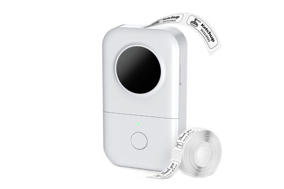 Portable Bluetooth Label Printer Mini Thermal Handheld Sticker Machine for Home & Office V1263-JX-6379