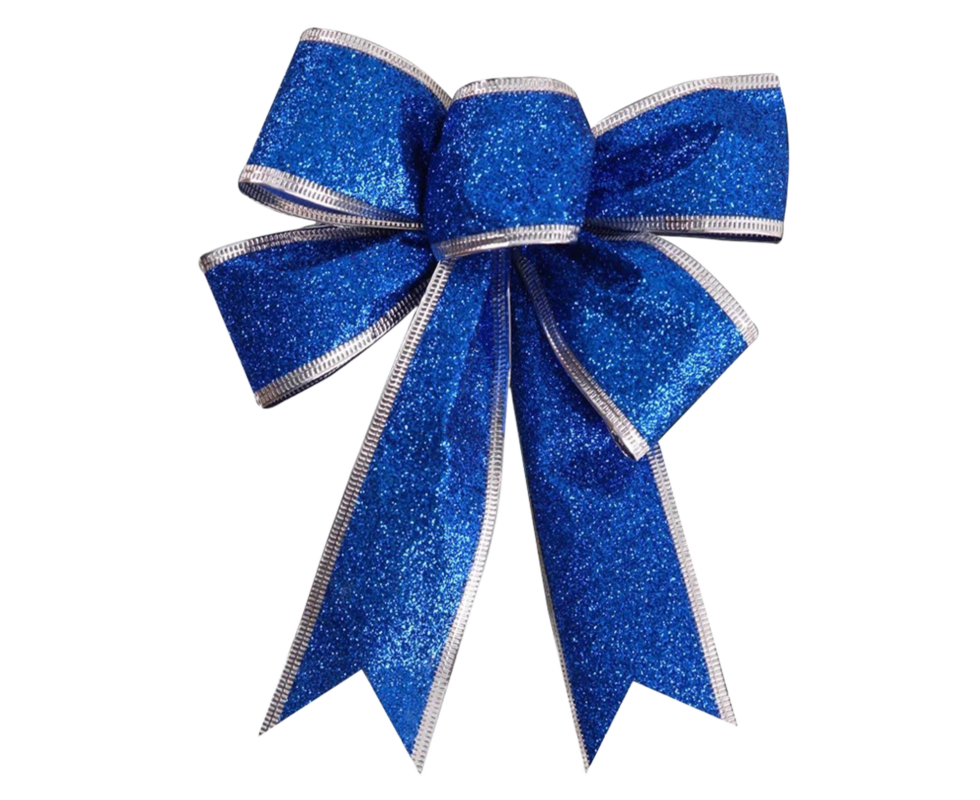 Fabric Xmas Bowknot-Blue V1263-JX-638