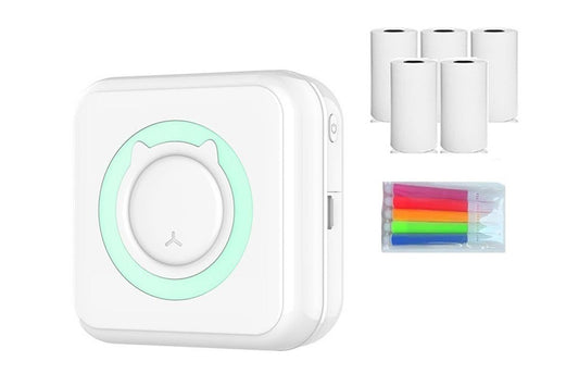 Portable Bluetooth Wireless Mini Printer Heat-Sensitive Print Maker -Green V1263-JX-6381