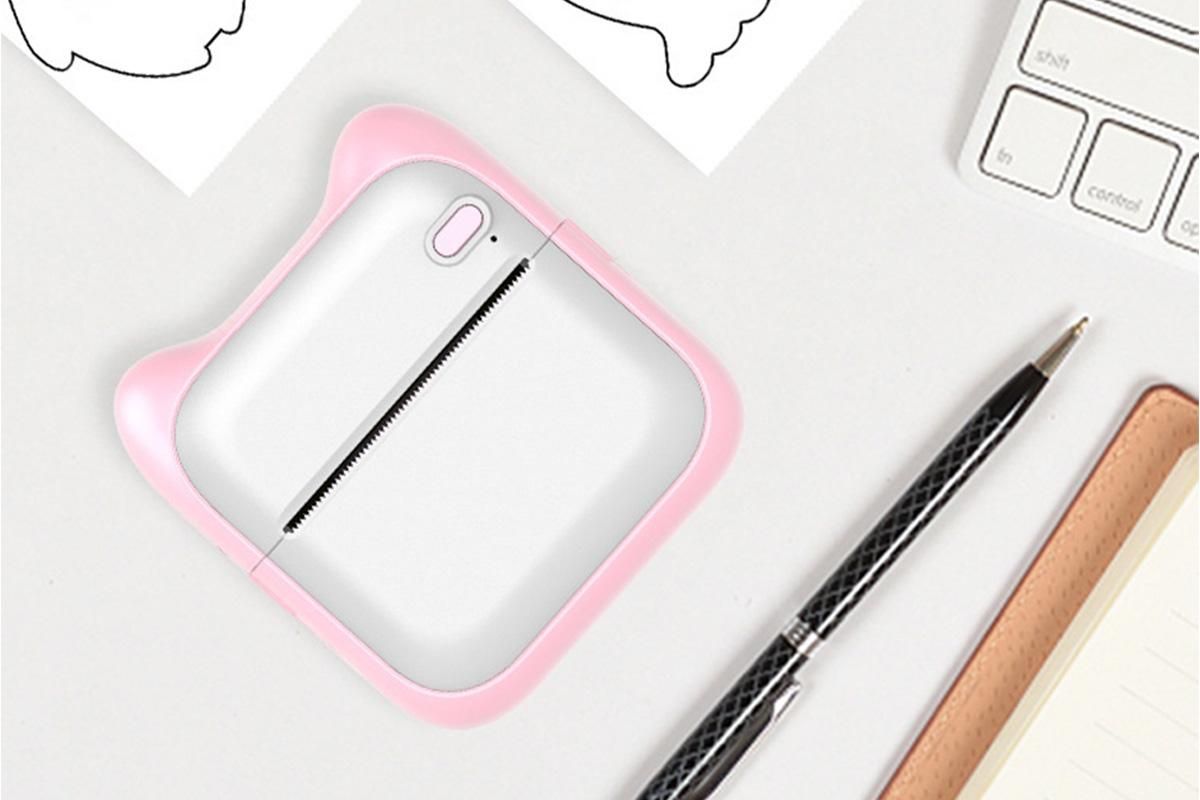 Mini Pocket Wireless Small Thermal Pocket Sticker Printer Bluetooth Inkless Printer Portable Mobile Phone V1263-JX-6382