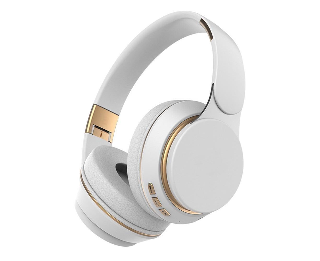 Wireless Headphones - Foldable Stereo - Bluetooth Over Ear Headset with Mic for Sports/Computer V1263-JX-64