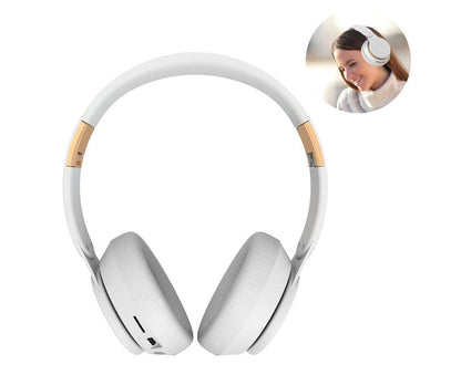 Wireless Headphones - Foldable Stereo - Bluetooth Over Ear Headset with Mic for Sports/Computer V1263-JX-64