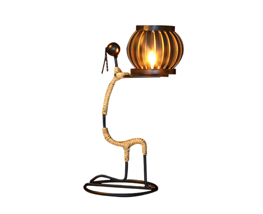 Nordic Candlestick Abstract Iron Men Candle Holder Home Bar Restaurant Decor- G V1263-JX-640
