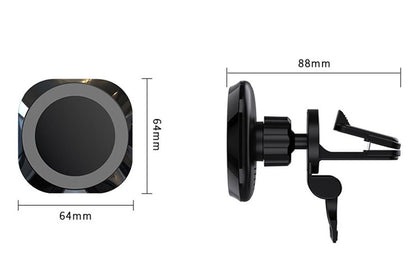 MagSafe Compatible 15W Wireless Car Charger Mount for iPhone V1263-JX-6400