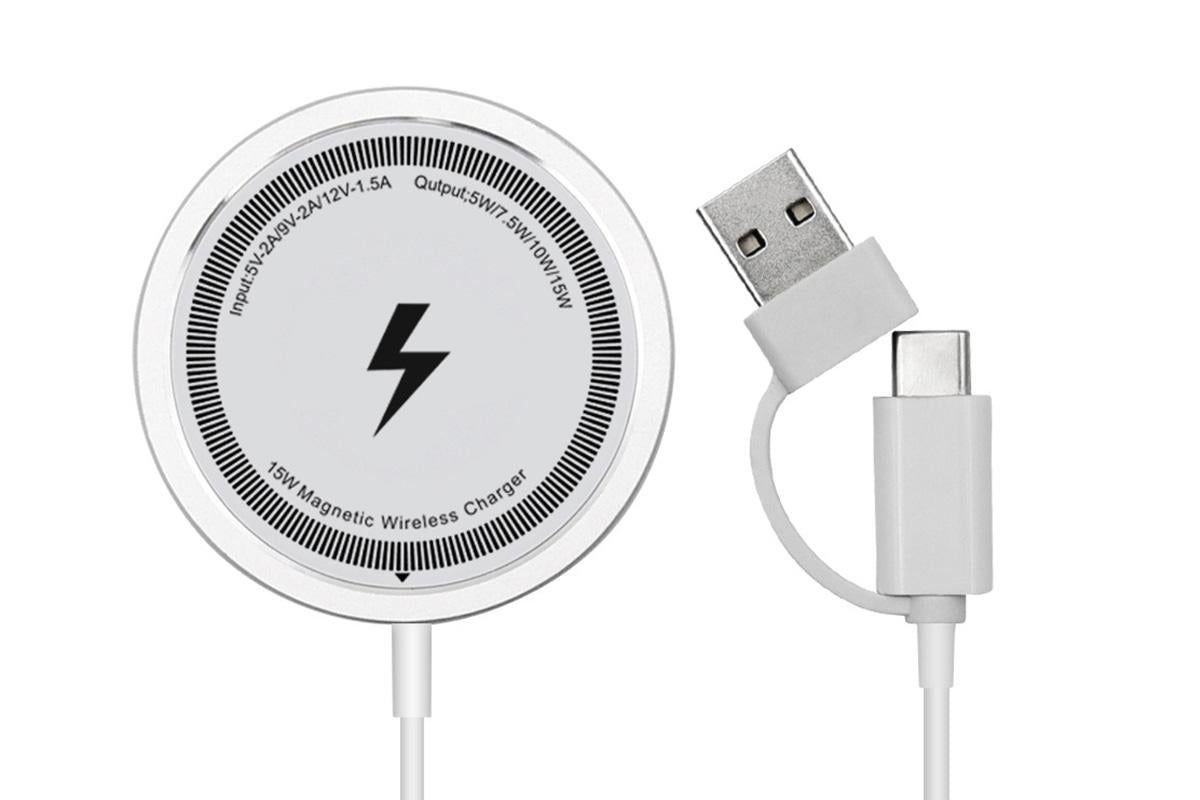 Magsafe Wireless Charger for iPhone 16 15 14 13 12 Fast Charger -White V1263-JX-6407-2