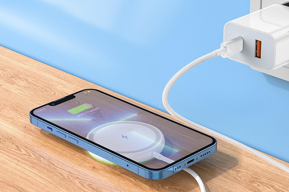 Magsafe Wireless Charger for iPhone 16 15 14 13 12 Fast Charger -White V1263-JX-6407-2