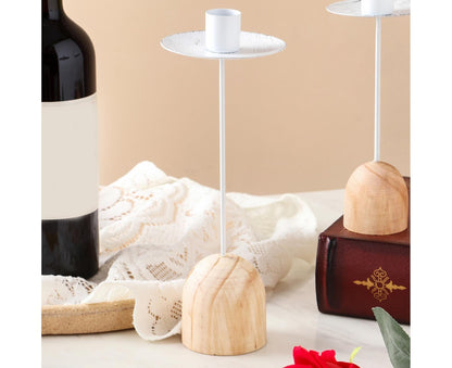Luxury Wedding Candlestick-L White V1263-JX-641