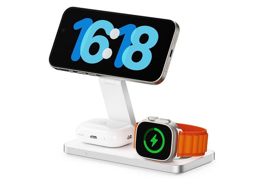 3 in 1 Charging Station for iPhone Wireless Charger Wireless Charger Dock for Apple Watch iPhone AirPods V1263-JX-6410-1