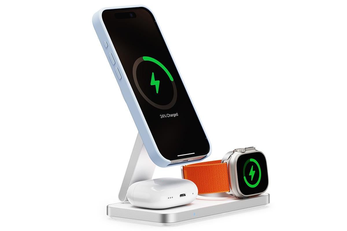 3 in 1 Charging Station for iPhone Wireless Charger Wireless Charger Dock for Apple Watch iPhone AirPods V1263-JX-6410-1