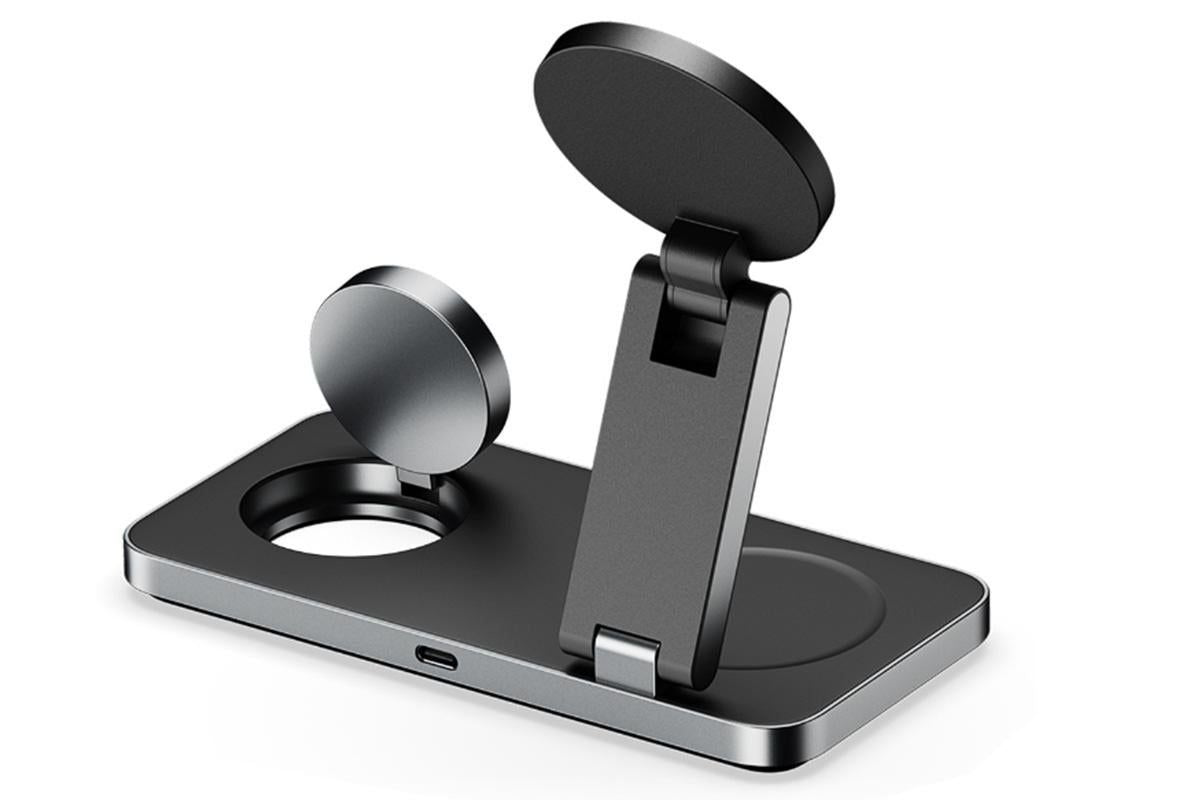 3 in 1 Charging Station for iPhone Wireless Charger Wireless Charger Dock for Apple Watch iPhone AirPods V1263-JX-6410-2