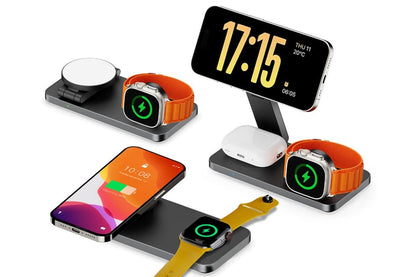 3 in 1 Charging Station for iPhone Wireless Charger Wireless Charger Dock for Apple Watch iPhone AirPods V1263-JX-6410-2